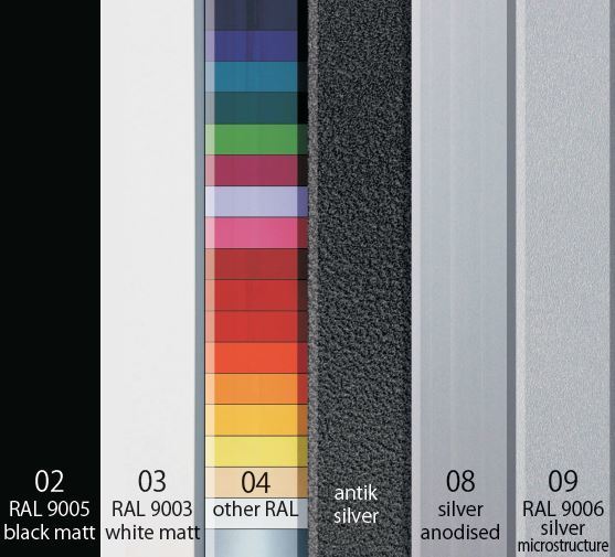 Ral 9006 Colour Chart